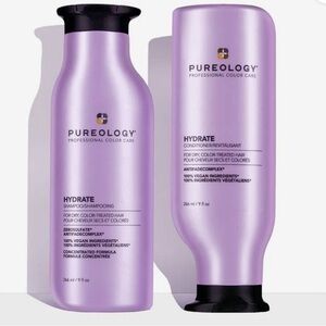 Pureology HYDRATE SHAMPOO AND CONDITIONER DUO 9 OZ Brand New